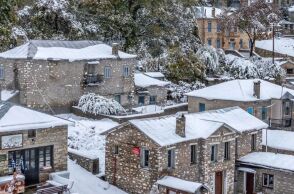 Έπεσαν τα πρώτα χιόνια στη Φλώρινα