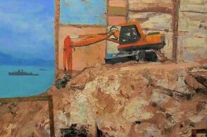 Νίκος Κληρονόμος: Οι εκσκαφείς του αποτυπώνουν ποιητικά τον θόρυβο της πόλης