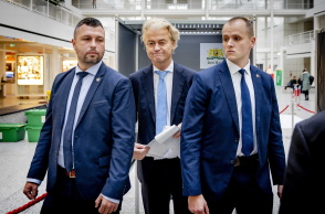 O Γκέερτ Βίλντερς, ηγέτης του Κόμματος για την Ελευθερία (PVV)