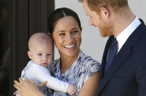 Ο πρίγκιπας Χάρι, η Μέγκαν Μαρκλ και ο μικρός Άρτσι το 2019