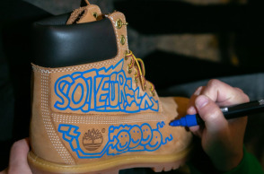 Timberland παπούτσι με σχέδιο soteur 