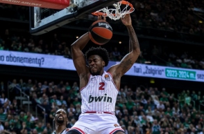 Euroleague: Νίκη Ολυμπιακού ενάντια στη Ζάλγκιρις Κάουνας με 95-76