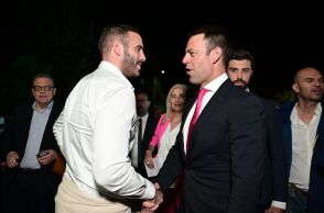 ο ηθοποιός Μάριος Αθανασίου, ο μπασκετμπολίστας Νίκος Παππάς