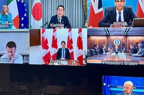 Η τηλεδιάσκεψη των G7