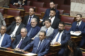Η κοινοβουλευτική ομάδα του κόμματος Σπαρτιάτες στη Βουλή