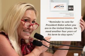 Republican Representative of Georgia Marjorie Taylor Greene 