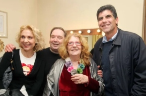 Η Ναταλία Τσαλίκη, ο Σταμάτης Φασουλής, η Άννα Παναγιωτοπούλου και ο Γιάννης Μπέζος 