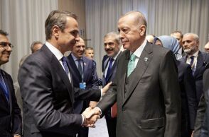 Στιγμιότυπο από παλαιότερη συνάντηση Μητσοτάκη - Ερντογάν