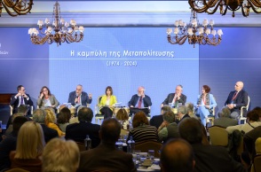 «Η καμπύλη της Μεταπολίτευσης»: Η πορεία της χώρας κατά τη Μεταπολίτευση ενισχύθηκε από την ένταξή της στην Ευρώπη 