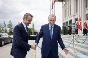 Καρέ-καρέ η επίσκεψη του Κυριάκου Μητσοτάκη στην Άγκυρα για τη συνάντηση με τον Ερντογάν