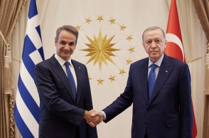 Σε εξέλιξη η συνάντηση Μητσοτάκη με Ερντογάν στην Άγκυρα