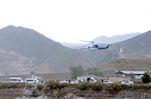 φωτογραφίες από τις έρευνες για την εύρεση του ελικοπτέρου του Εμπραχίμ Ραΐσι