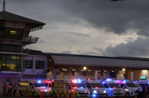 Επί ποδός οι αρχές στο αεροδρόμιο της Ταϊλάνδης  που έγινε η αναγκαστική προσγείωση της πτήσης boeing της Singapore Airlines