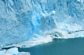 παγετωνας, χιονια, θαλασσα