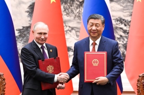 O Σι Τζινπίνγκ με τον Πούτιν