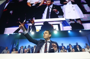 Ο αρχηγός του βελγικού ακροδεξιού πολιτικού κόμματος Vlaams Belang, Tom Van Grieken