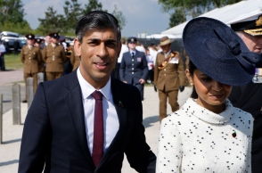 Ο Ρίσι Σούνακ με την συζυγο του