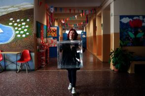 Προετοιμασία για τις εκλογές της Κυριακής 