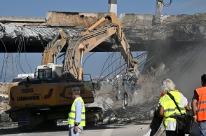 κατεδαφιση γεφυρας