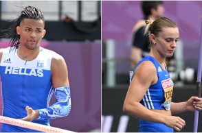 Ο Εμμανουήλ Καραλής και η Ελίνα Τζένγκο στο Ευρωπαϊκό πρωτάθλημα στίβου στη Ρώμη 