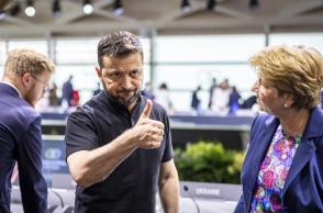 Ο Ουκρανός πρόεδρος, Βολοντίμιρ Ζελένσκι