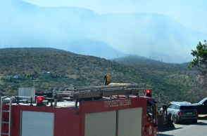 βουνο, δασος, καπνος, πυροσβεστική
