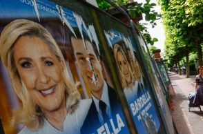 Το κόμμα της Μαρίν Λεπέν με 33% καταλαμβάνει την πρώτη θέση 