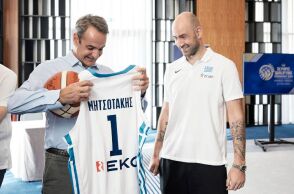 Συνάντηση Μητσοτάκη με την Εθνική Ομάδα Μπάσκετ: «Η σχέση μας είναι γνωστή και δεδομένη»