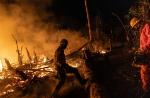 πυροσβεστες, φωτια, δασος