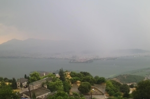 Γιάννενα: Μπουρίνι έριξε τη θερμοκρασία κατά 16°C και ανέβασε 99% την υγρασία σε δύο ώρες