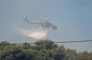 Φωτιά στον Αλμυροπόταμο Ευβοίας – «112» για την ετοιμότητα των κατοίκων