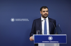 ο κυβερνητικός εκπρόσωπος και υφυπουργός παρά τω πρωθυπουργώ Παύλος Μαρινάκης