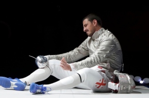 Ο Γεωργιανός αθλητής της ξιφασκίας, Σάντρο Μπαζάντζε