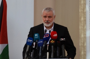 O αρχηγός της Χαμάς, Ισμαήλ Χανίγια