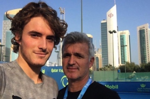 Ο Στέφανος Τσιτσιπάς με τον πατέρα του, Απόστολο