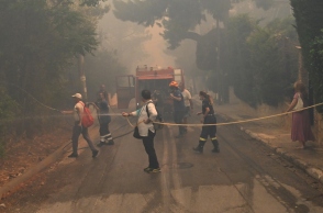 πυροσβεστες, φωτια, δασος