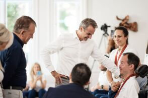 Ο Κυριάκος Μητσοτάκης συναντήθηκε με του Παραολυμπιονίκες - Τι του ζήτησαν οι αθλητές