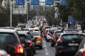 Μποτιλιάρισμα στους δρόμους της Αθήνας