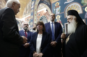 Στην Παναγία Σουμελά Ημαθίας, η Πρόεδρος της Δημοκρατίας, Κατερίνα Σακελλαροπούλου