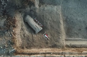 αγαλμα, αρχαιολογικος χωρος