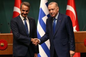 Συνάντηση του Κυριάκου Μητσοτάκη με τον Ταγίπ Ερντογάν 