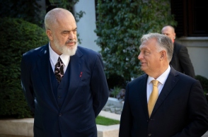 Ο πρωθυπουργός της Ουγγαρίας, Βίκτορ Όρμπαν και της Αλβανίας, Έντι Ράμα
