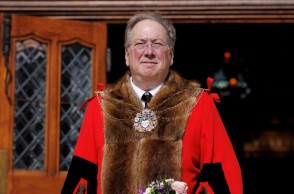 Ο Λόρδος Δήμαρχος του χρηματοοικονομικού κέντρου του Λονδίνου,  Μάικλ Μεϊνέλι