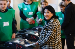 Η πρόεδρος της Γεωργίας Σαλομέ Ζουραμπισβίλι