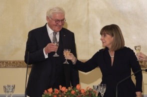 Κατερίνα Σακελλαροπούλου και Φρανκ Στάινμάϊερ