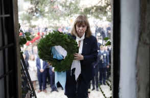 Η Πρόεδρος της Δημοκρατίας Κατερίνα Σακελλαροπούλου 