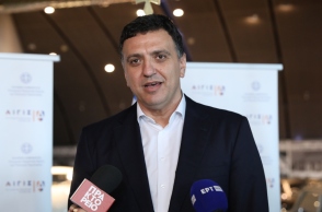 Ο υπουργός Κλιματικής Κρίσης και Πολιτικής Προστασίας, Βασίλης Κικίλιας