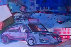 Πίνακας της Αλεξάνδρας Μαράτη