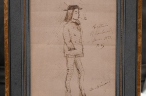 Το πορτρέτο του Ρεμπό, σκιτσαρισμένο από τον Βερλέν