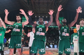 Οι παίκτες του Παναθηναϊκού